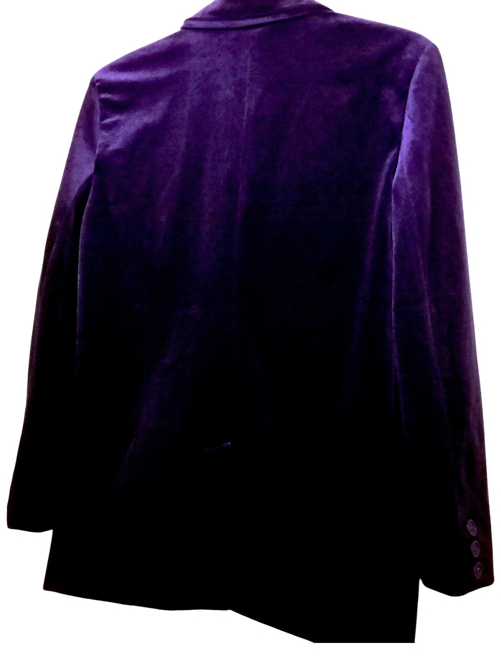 Steve Madden Deep Purple Velvet Blazer - Picture 4 of 8